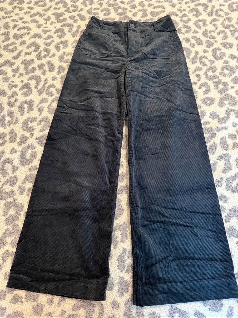Maeve Black The Colette Wide-Leg Corduroy Pants